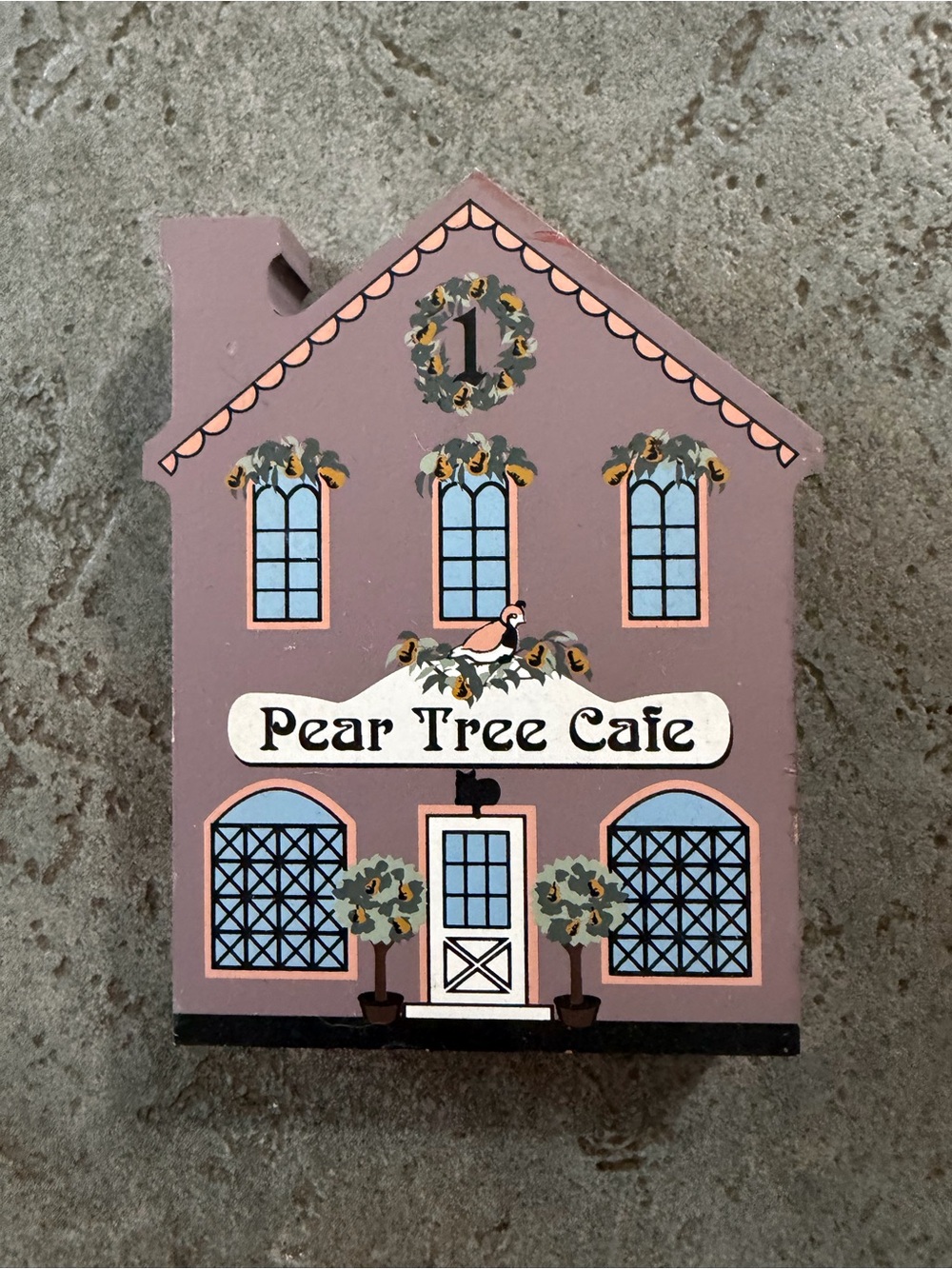 Pear Tree Cafe Decorative Wooden House Sign
